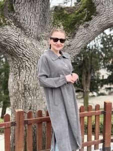 A.akay Tasarım Kupra Trençkot Gri