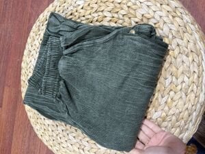 A.Akay paça detaylı pantolon haki