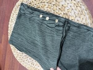 A.Akay paça detaylı pantolon haki