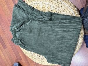 A.Akay paça detaylı pantolon haki