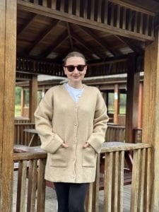 Zara Model Camel kalın hırka-ceket