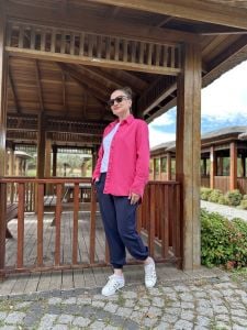 Orjinal Oversize Kot gömlek Pembe