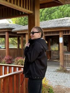 Kapüşonlu sweat detaylı Z.R Orijinal MONT siyah