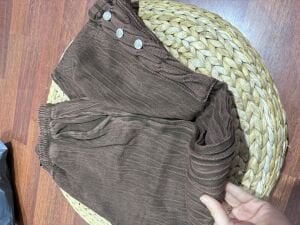 A.Akay paça detaylı pantolon kahve