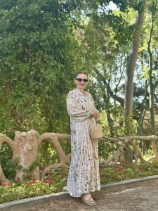 Garden Modal tensel elbise katleya