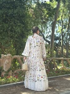 Garden Modal tensel elbise katleya