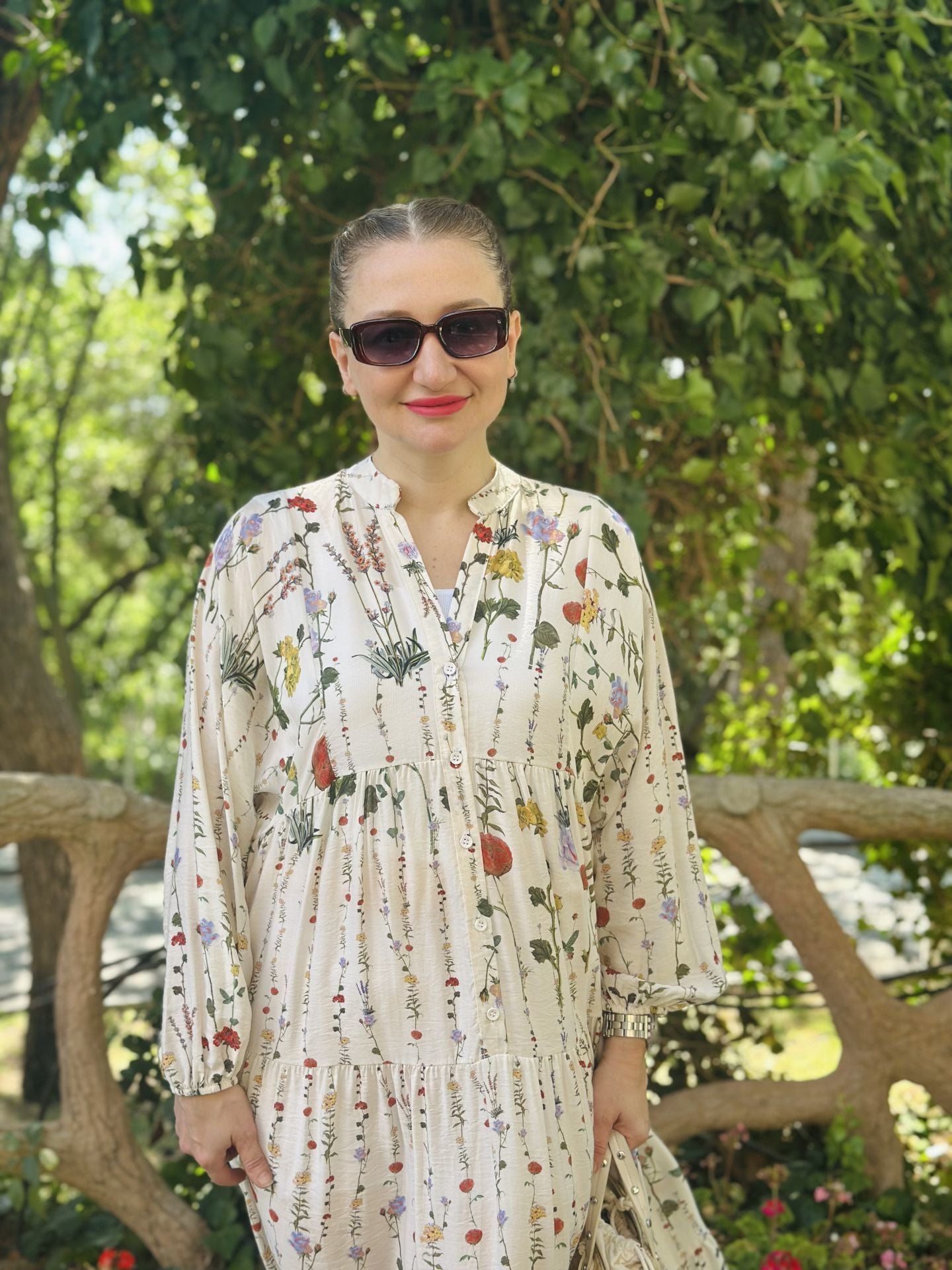 Garden Modal tensel elbise katleya