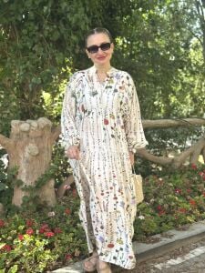 Garden Modal tensel elbise katleya