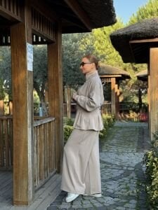 Kemerli Oysho Takım Taş