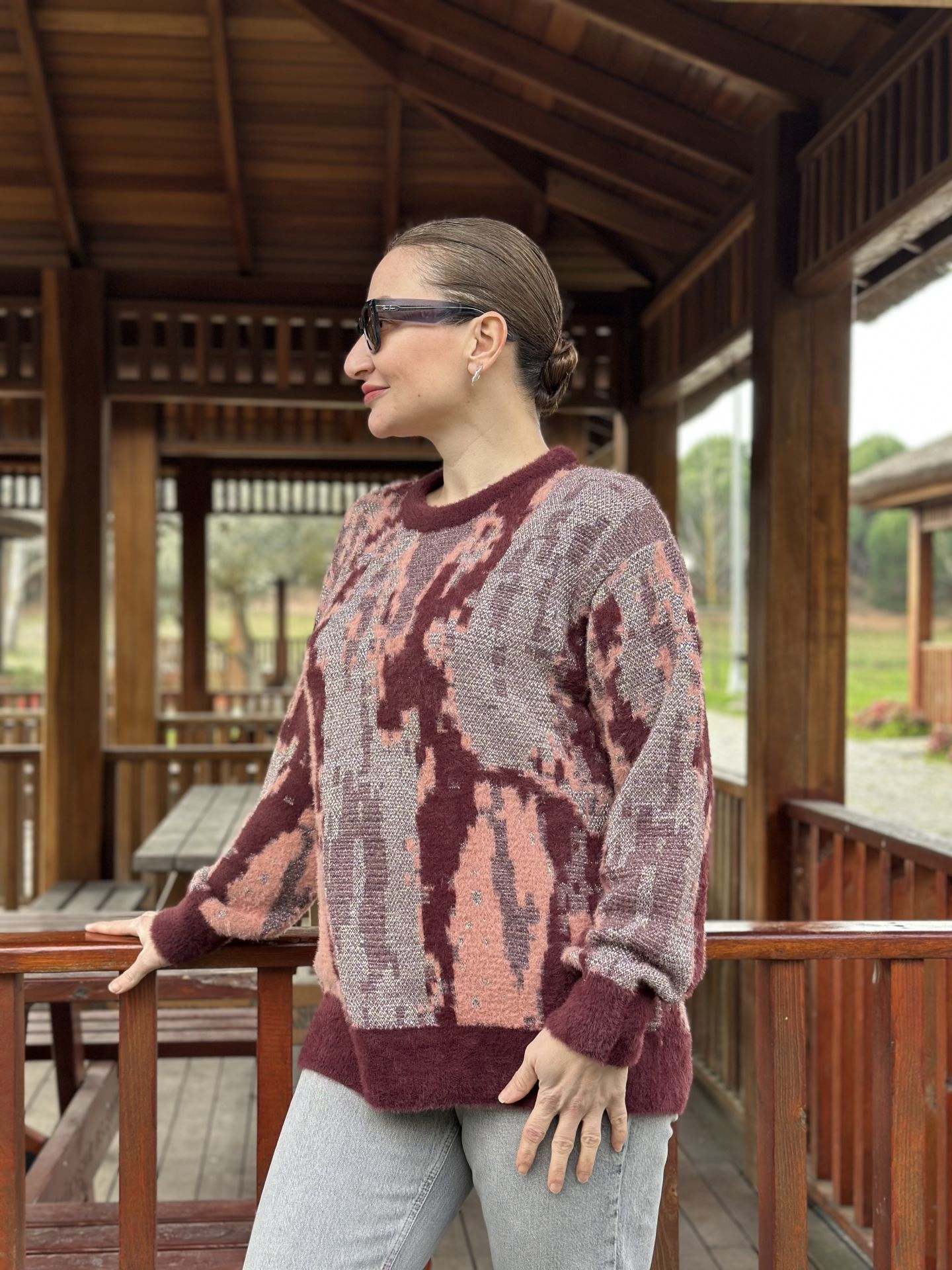 Next Tasarım peluş kazak