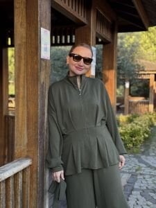 Kemerli Oysho Takım Haki