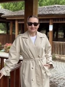 Premium orjinal marka Astarlı trençkot Taş