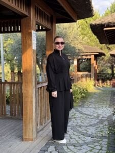 Kemerli Oysho Takım Siyah