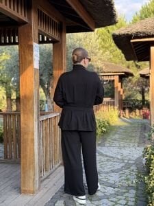 Kemerli Oysho Takım Siyah