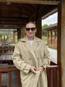 Açık Vizon Z.r orjinal marka Astarlı Trençkot