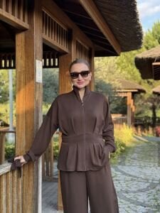 Kemerli Oysho Takım kahve