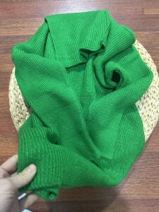 Balıkçı oversize kazak yeşil