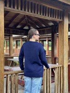 Yumoş kazak lacivert