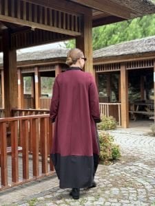 Fermuarlı Oysho tasarım elbise Bordo