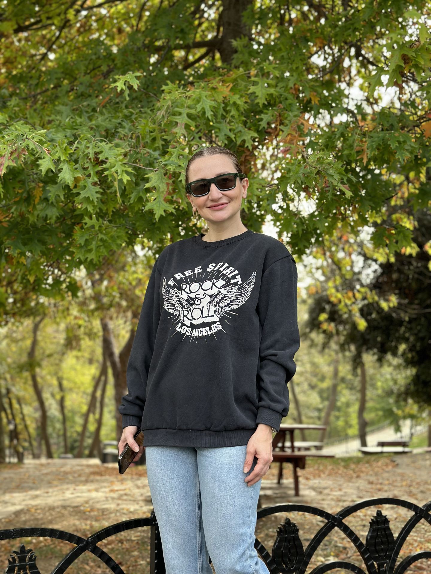 Rock Roll orjinal marka sweat Antrasit