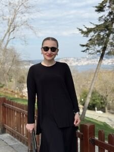 Afili Sandy Pile etek takım siyah