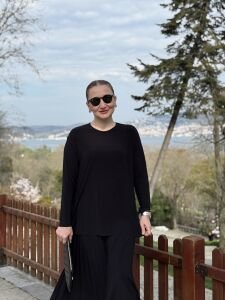 Afili Sandy Pile etek takım siyah