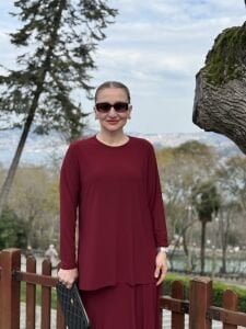 Afili Sandy Pile etek takım bordo