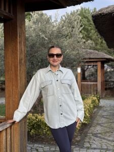 Orjinal River kot gömlek açık.mavi