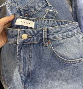 Orjinal topshop kot pantolon Mavi