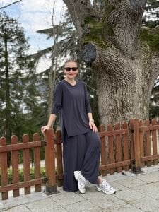 Afili Sandy Pile etek takım Antrasit