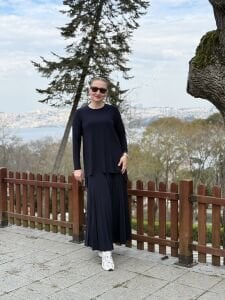 Afili Sandy Pile etek takım Lacivert