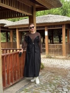 Lesa Tasarım elbise kahve