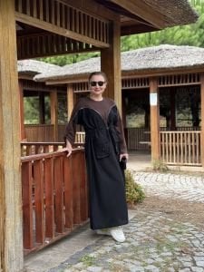 Lesa Tasarım elbise kahve