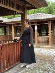 Lesa Tasarım elbise kahve