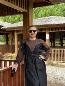 Lesa Tasarım elbise kahve