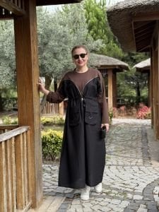 Lesa Tasarım elbise kahve