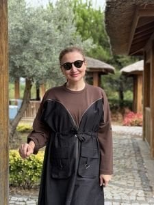 Lesa Tasarım elbise kahve