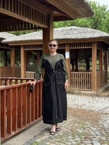 Lesa Tasarım elbise Haki