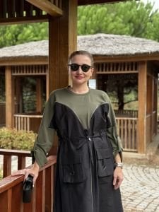 Lesa Tasarım elbise Haki