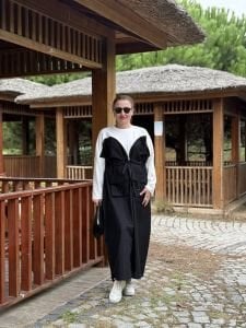 Lesa Tasarım elbise Beyaz