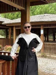 Lesa Tasarım elbise Beyaz