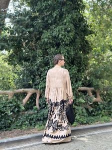 Dilara Viskon Katleya Elbise bej