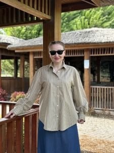 Z.R. Orijinal çizgili gömlek