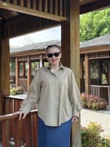 Z.R. Orijinal çizgili gömlek