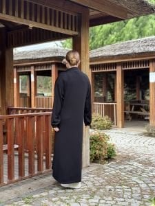 SİYAH Yarım FERMUARLI OYSHO ELBİSE