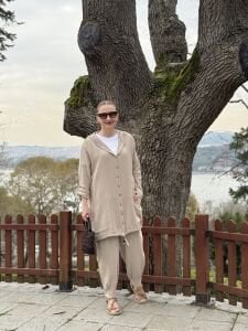 A.akay 7157 Müslin-Keten Takım Taş