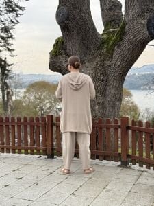 A.akay 7157 Müslin-Keten Takım Taş