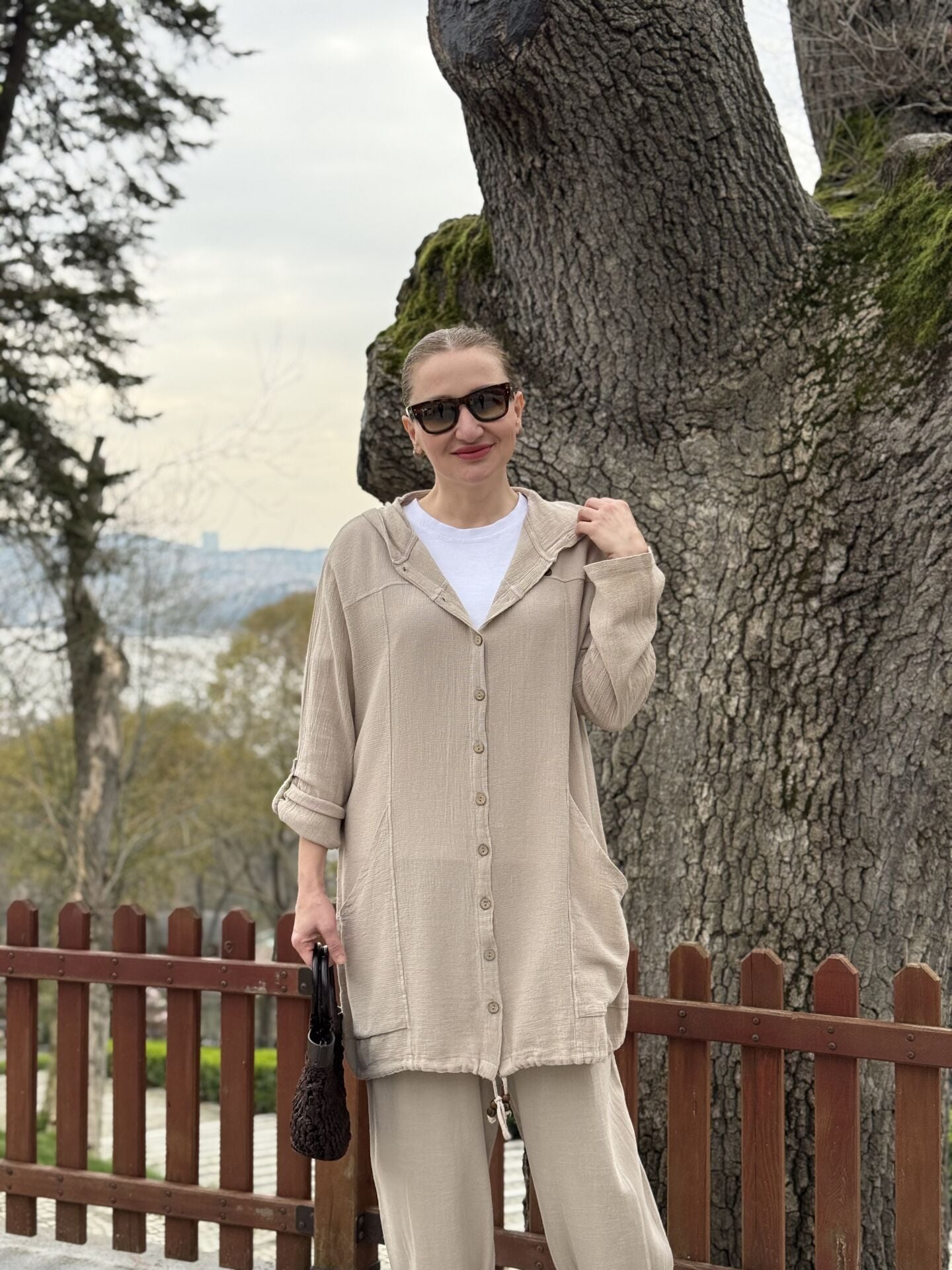 A.akay 7157 Müslin-Keten Takım Taş