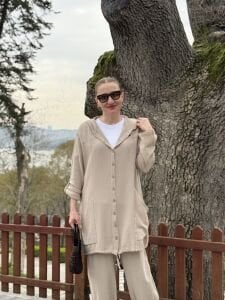 A.akay 7157 Müslin-Keten Takım Taş