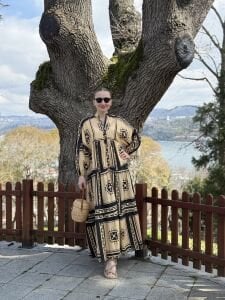 siyah-bej katleya pamuk 577